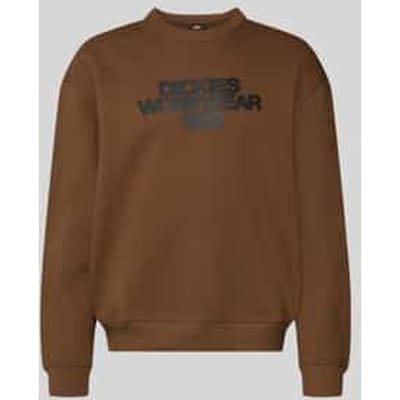 sweatshirt met labelprint model 'TORREY'