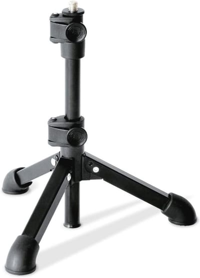 Tafelmicrofoonstatief 430 mm met 3/8 inch schroefdraad - Zwart