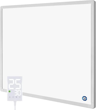Verwarming Paneel - Thermostaat Verwarming - Snelle Ruimte Verwarming - Energiezuinig Stil - 50x60 cm - Wit