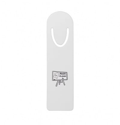 Hacebo® - Meester ik smeer ´m metalen boekenlegger - Meester - Meester - Leraar Bladwijzer boekenleggers - 12.7 cm x 3.2cm