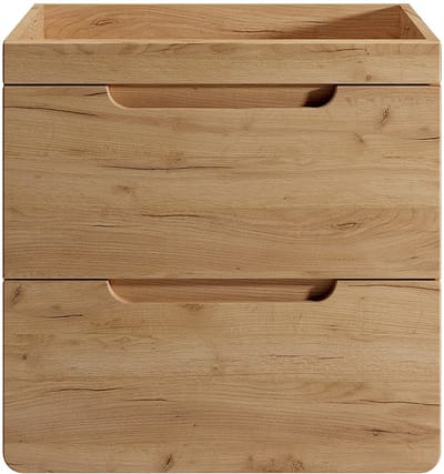 Vente-unique Zwevend meubel onder waskom, naturel - 60 cm - ARUBA