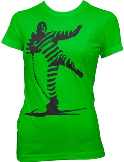 Hybris Dames Prisoner Shot Out Girly T-shirt SH-5-15374-LFH2-4
