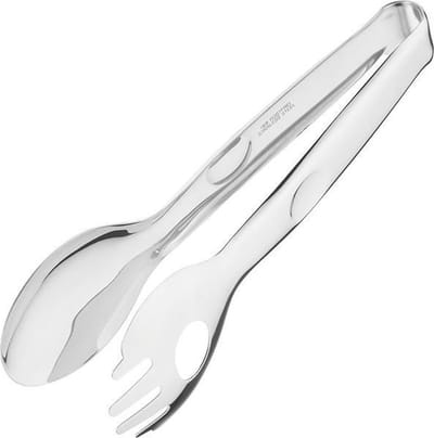 Westmark Salade-/serveertang, lengte: 22 cm, roestvrij staal, Greifling, kleur: zilver, 12772270