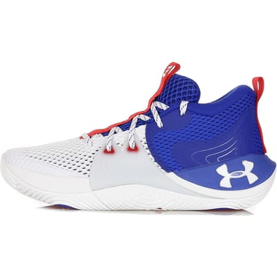 Under Armour UA Embiid One basketbalschoenen voor heren, koninklijk met