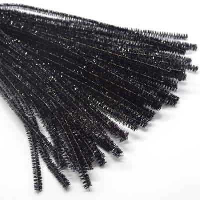 Kleurige chenille pijpenragers voor kinderen, ideaal voor knutselen, decoratie en DIY-projecten, 6 mm x 30 cm