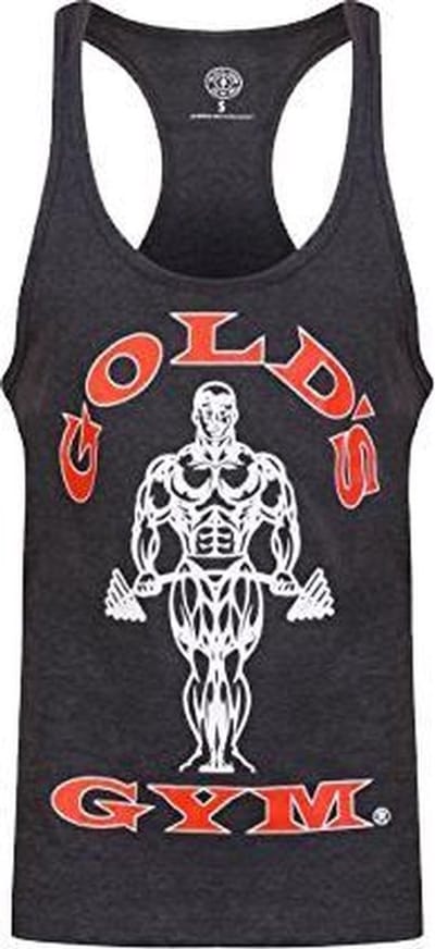GGVST003 Muscle Joe Premium String Vest - Charcoal Marl - S