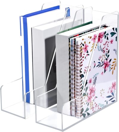 Stijlvolle tijdschriftenhouder voor een opgeruimde woonkamer, modern design en praktische opslagoplossing