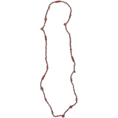 Behave – Ketting – Hout – Vintage look – 88 cm – Cadeauzakje