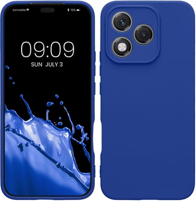kwmobile telefoonhoesje geschikt voor HONOR 400 Lite - Hoesje voor smartphone - Precisie camera uitsnede - In Baltisch blauw