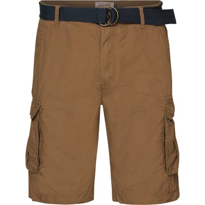 Petrol Industries - Heren Cargoshort met riem - Bruin - Maat S