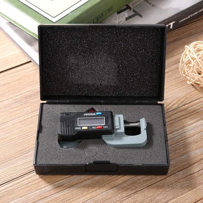 Digitale Diktemeter voor Sieraden en Papier, Roestvrijstalen Meetinstrument met Groot Display en Nauwkeurige Metingen