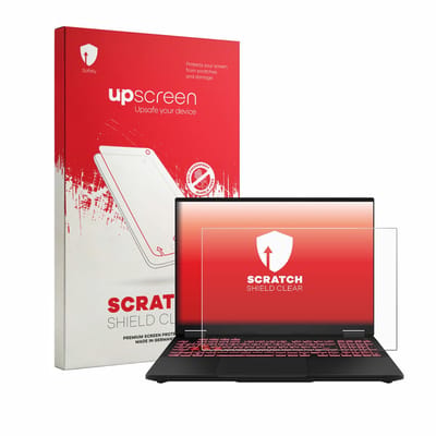 upscreen - Screenprotector voor ASUS TUF Gaming F16 FX608 - Folie Beschermfolie transparant