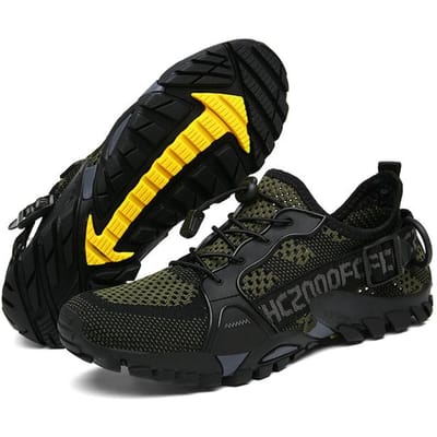 Chaussures de randonnée pour hommes, antidérapantes, respirantes, bottes de combat tactiques, baskets d'entraînement dans le désert, chaussures de trekking en plein air 37 vert d’armée