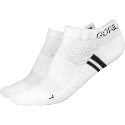 Gorilla Wear Quarter Sokken 2-Pack - Wit - 35-38