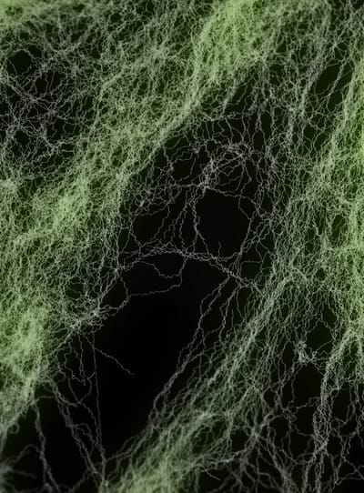 Uitrekbaar Glow In The Dark Spinnenweb