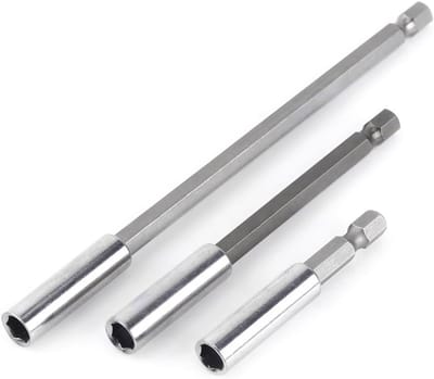 Zeskantige magnetische bithouder en verlengstuk set 3-delig 6/10/15cm 1/4 inch