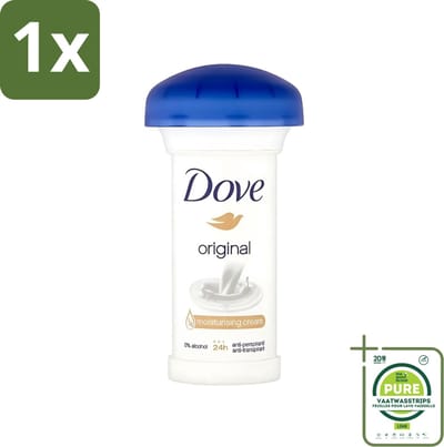1 x Dove - Deodorant - Roll-on - Original - Frisse geur en bescherming - 50 ml - Dove Deodorant Stick - Anti-Transpirant - Okselbescherming - Zweetgeur - Gevoelige Huid