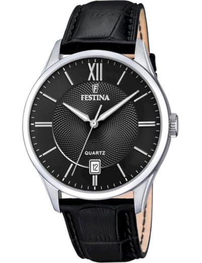 Festina - F20426/3 - Polshorloge - Heren - Quartz - Lederen band