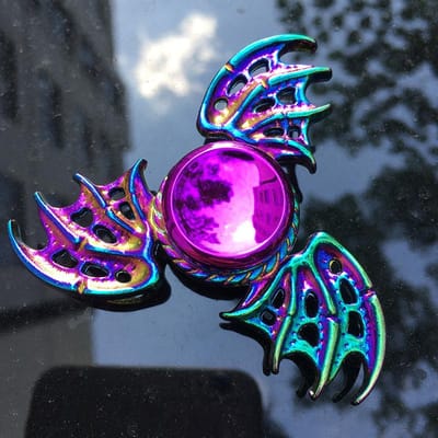 21 Stijlen Kleurrijke Fidget Spinner Stressverlichting Hand Spinner Metalen EDC Spinner Bureau Gyroscoop Speelgoed Volwassenen Kinderen Cadeaus Fidget Speelgoed zwart