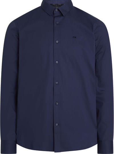 Overhemden Calvin Klein Poplin Stretch Slim - Fashion Wear - Volwassen