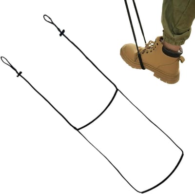 Klimtouwladder met Treden - Touwklimtouw Klimtouw - Buitenavontuur - Handgeweven Polyethyleenvezel - 150 cm - Zwart