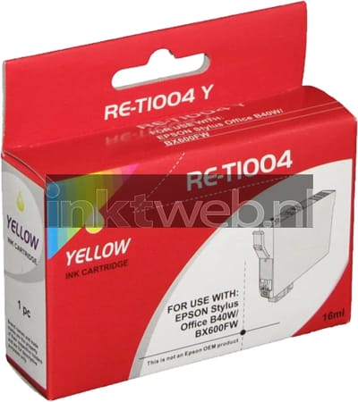 Huismerk Epson T1004 geel (Compatible XXL)