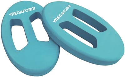 Megaform Hydrodisks water speelgoed met ergonomische handgrepen.