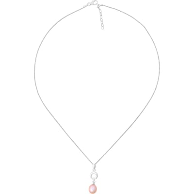Orphelia 'Alma' Dames 925 Sterling Zilveren Ketting met Hangertje - Zilver ZH-7071