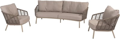 Taste by 4 Seasons Sofaset Puglia Taupe - Latte 3-delig
