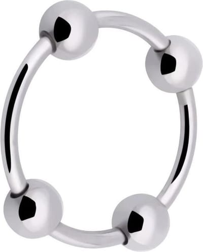 Banoch - Glansring 4/balls - eikelring ∅ 25 mm - cockring metaal | penisring