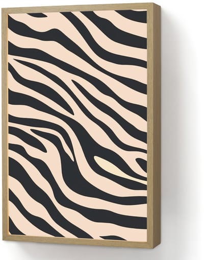 Wandlamp 40x60 cm - Oplaadbaar - Zebraprint - Dynamisch - Roze - Wandlampen binnen woonkamer - Slaapkamer lamp - Decoratieve nachtlamp - Vloerlamp draadloos