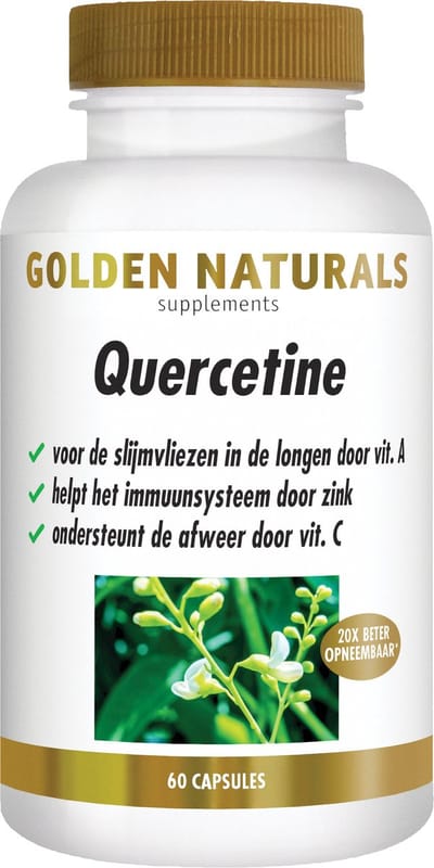 Golden Naturals Quercetine (60 veganistische capsules)