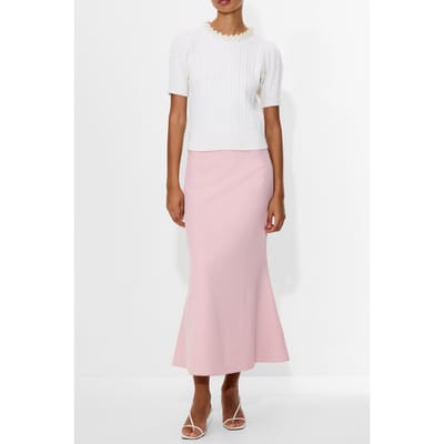 French Connection Imola Tailored Skirt Peach Pink Peach Pink Größe: 10 | Miniröcke Outlet | Damen | Orange