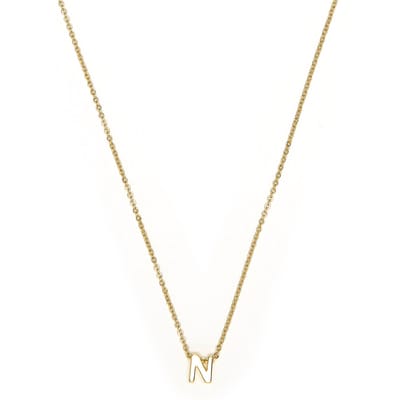 Luxenter Ketting met 18-karaats geelgouden afwerking - Alphabet