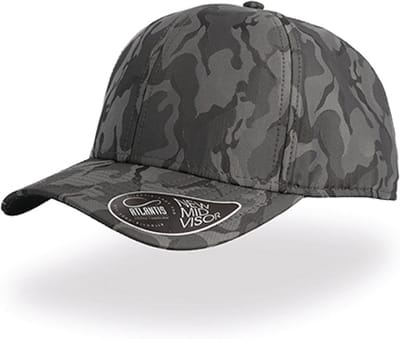 Atlantis Baseball pet camo print Donker Grijs
