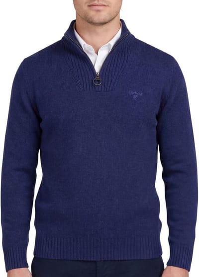 Barbour trui donkerblauw