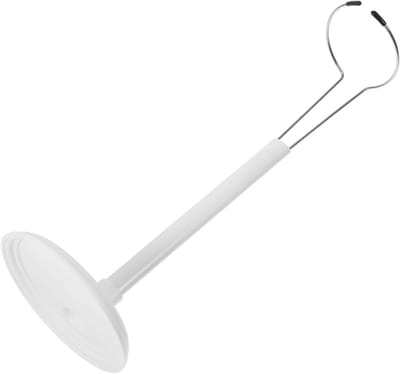 Poppenstandaard - Displayhouder Figuurstandaard - Poppen Tentoonstellen - Verstelbare Hoogte - 24 x 10 x 10 cm - Wit