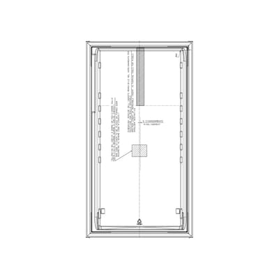 AEG Witte koelkastdeur - 538x990mm 140214098018