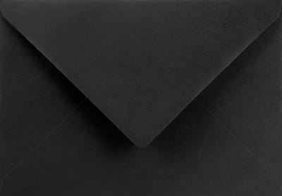 Gladde zwarte enveloppen A5 - 162 x 229 mm - C5 - 20 stuks - NK natgelijmde - 120 gram - Burano - Netuno