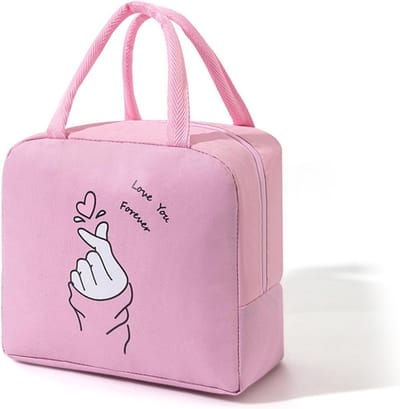 Lunchtas, schattige geïsoleerde lunchbox, herbruikbare lunchkoeltas, waterdichte lunchtas, opvouwbare lunchtas voor dames heren kinderen studenten reizen picknickschool
