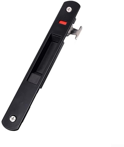 Dailygoods- Schuifdeurslot Zinklegering - Vergrendeling - Duurzaam - Veilig - Handvat - 198 x 28 mm - Deurslot