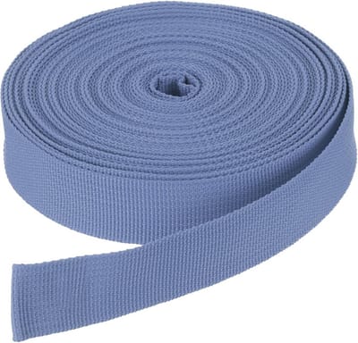 Nylon Singelband - Sterke Band - Naaien Repareren - Strakke Weving - 10 Yards 1 Inch - Grijs Blauw