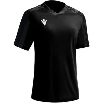 Macron Bellatrix Shirt Korte Mouw Dames - Donkergrijs / Zwart | Maat: XL
