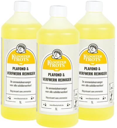 Kloostertrots Plafond & verfwerk reiniger (3 x 1 Liter)