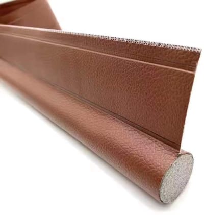 Deurafdichtingsstrip - 2 stuks, enkelzijdig - Geluidsisolatie - Winddicht en insectenwerend - Afdichtstrip voor deurnaden - Thermische isolatie - 96 x 8 cm - Bruin