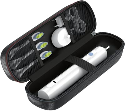 Dailygoods- Tandenborstel Etui Robuust - Draagtas - Hardcase - Bescherming - Compatibel met Oral B/Sonicare - 22x6.9x6.3cm - Tandenborstelcase