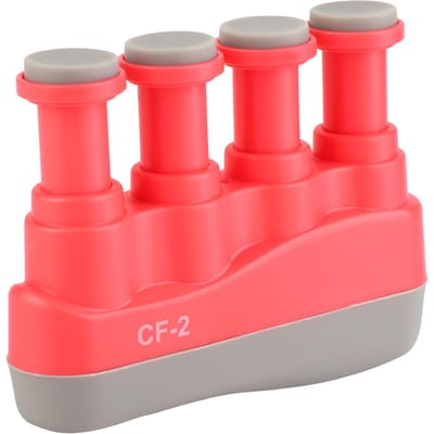 Kinderen Variabele Hand Vinger Kracht Spanning Oefenaar Grip Trainer voor Piano Gitaar(Rood)