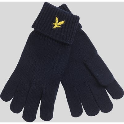 Lyle & Scott Merinowolmix Handschoenen - Marineblauw