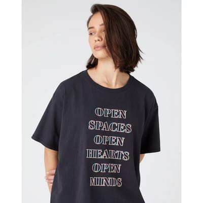Dames oversized T-shirt Wrangler Worn