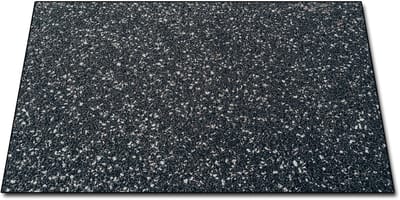 Papillon Inductie Beschermer - Antislip Afdekmat - 72x52 - Graniet zwart-wit